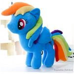 Én kicsi pónim - My little pony plüss - Rainbow Dash 20 cm fotó