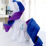 Én kics pónim - My little pony - Rarity jellegű plüss 20 cm fotó