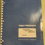 TEKTRONIX 7A18 OSZCILLOSZKÓP SZERVIZKÖNYV 1221c fotó