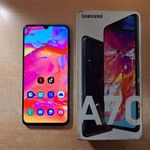 Samsung Galaxy A70 6/128GB Dual Független Fekete Garis ! fotó