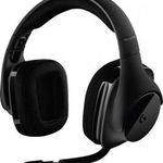 Logitech Gaming G533 Gamer Over Ear headset 7.1 Surround Fekete mikrofon zajelnyomás, Noise Cance... fotó