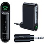 Bluetooth audió adapter, kihangosító, v5.0, 3.5 mm jack csatlakozó, mikrofon, felvevő gomb, hange... fotó