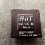 IIT 4C87DLC-40 40 MHz Matematikai társprocesszor, 486 , Retro PC, Működik. fotó