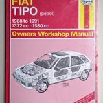 Fiat Tipo benzines javítási könyv (1988-1991) Haynes fotó