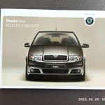 Skoda Fabia kezelési útmutató kézikönyv gyári kiadás 2005 fotó