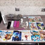 Nintendo Wii konzol (RVL-001 EUR) + 2 db controller + 10 db Wii játék, TESZTELT, Wii1104 fotó