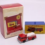 Matchbox 50th Anniversary - No29-C Fire Pumper Set - Karácsonyfa dísz! fotó