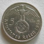 5 márka, 1938A, ezüst, Németország, Harmadik Birodalom fotó