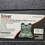 ÚJ SILVER S10329 KORONAFÚRÓ DOBOZFÚRÓ 9-os KÉSZLET 30/40/65/80/100mm PLUS/MAX HOSSZABBÍTÓ 300mm fotó