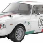 Tamiya 1: 10 RC modellautó Elektro Rally Alfa Romeo Giulia Spr. Club építőkészlet fotó