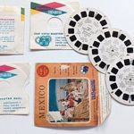 Mexico View-Master 1957 - Hiánytalan 3 db Mexikó utazás diafilm korong eredeti csomagban ! fotó