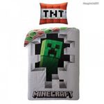 Minecraft mintás ágyneműhuzat fotó