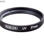 37 mm - RISE (UK) UV szűrő - fém keretben - vadi új fotó