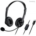 Genius HS-230U Headset Black 31710021403 fotó