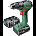 Bosch UniversalImpact 18V-60 akkus fúró-csavarozó 2db 2.0Ah-s akku (06039D7102) (06039D7102) fotó