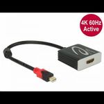 DeLock 62735 mini DisplayPort apa -> HDMI anya 4K aktív adapter (62735) fotó