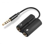 Sharkoon PMP35 3.5mm TRRS jack -> 3.5mm audio + mikrofon jack átalakító (4044951015900) (40449510... fotó