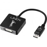 LINDY 41028 Kijelző csatlakozó / HDMI / VGA / DVI Konverter [1x DisplayPort dugó - 3x HDMI alj, V... fotó