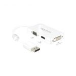 Delock 62655 Kijelző csatlakozó / VGA / HDMI / DVI Átalakító [1x DisplayPort dugó - 1x VGA alj, H... fotó