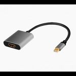 Logilink DisplayPort adapter mDP/M-HDMI/F 4K/60Hz 0, 15m alu (CDA0110) (CDA0110) fotó