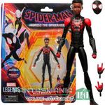 16 cm-es Marvel Legends - Spider-Man Animated: Miles Morales fiatal fekete Pókember figura csere fej fotó