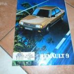 RENAULT 9 PROSPEKTUS 22 OLDALAS 1982-ES fotó