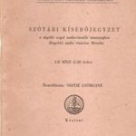 Szótári kísérőjegyzet a zágrábi angol audio-vizuális tananyaghoz fotó