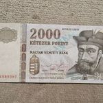 2000 forint 1998 CF "UNC" tartásban fotó