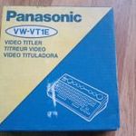 Panasonic VW-VT1E videó feliratozó fotó