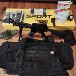 Airsoft Cyma cm.007 m4+felszerelés fotó