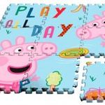 Peppa malac szivacs puzzle szőnyeg 9 db-os fotó