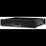 Intellinet 2U 19" Drawer Shelf rack polc 350mm fekete (714938) (in-714938) fotó