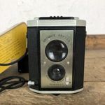 -AL317- Régi Brownie Reflex Fényképező Fényképezőgép Eredeti Dobozában fotó