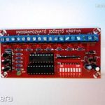 8-csatornás programozható időzítő-futófény kártya - 8-channel programmable timer-running light card fotó