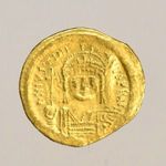 Bizánc: Iustinian I. (527-545) Solidus ( 4, 37 g ) EF -AP0102 fotó