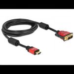 Delock 84343 HDMI apa -> DVI apa átalakító kábel 3m (84343) fotó