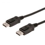 DisplayPort csatlakozókábel [1x DisplayPort dugó - 1x DisplayPort dugó] 3 m, fekete, Digitus (AK-... fotó