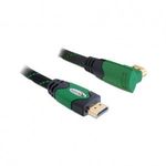 Delock 82953 HDMI kábel 3m - Fekete/Zöld (82953) fotó