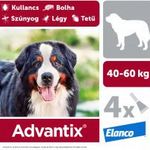 Advantix spot on - rácsepegtető oldat 40-60 kg közötti kutyáknak A.U.V. (4x 6 ml) fotó