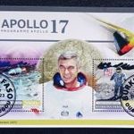 Burkina Faso 2023 Amerikai űrprogram Apollo 17 BLOKK fotó