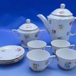 0B543 Régi Zsolnay porcelán kávés készlet fotó