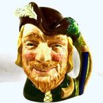 ROBIN HOOD ... ROYAL DOULTON FESTETT FAJANSZ KARAKTER KORSÓ X fotó