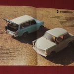 TRABANT 601 REKLÁM SZÓRÓLAP fotó