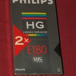 RÉGI, BONTATLAN VHS KAZETTA - PHILIPS E180 HG fotó