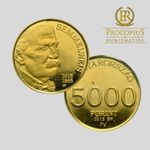 2015 Semmelweis arany 5000 FORINT PRÓBAVERET (RR! 10 db vert pld!) ( PR14) fotó