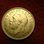 Anglia ezüst 1 shilling 1928 kiváló fotó