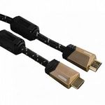 Hama Premium HDMI Cable with Ethernet plug - plug ferrite metal 3m Black 00122211 Kiegészítő, Kel... fotó