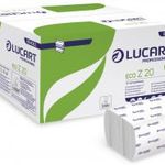 Lucart ECO Z 20 Z hajtogatott kéztörlő 2 rétegű recy 15x200 lap/karton fotó