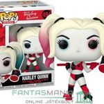 000 10cmes Funko POP 494 Harley Quinn figura - Harley Quinn DC Animted Series Batman ellenség nagyfe fotó