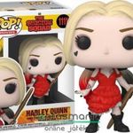 10cmes Funko POP 1111 Harley Quinn figura piros ruhás Ripped Dress verzió - nagyfejű DC Suicide Squa fotó